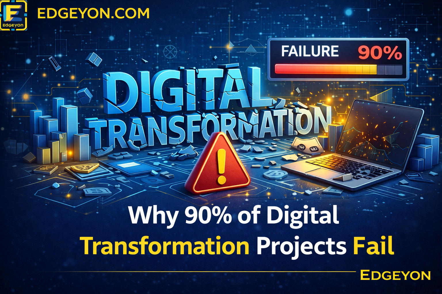 Why 90% of Digital Transformation Projects Fail (And How Edgeyon Gets It Right)