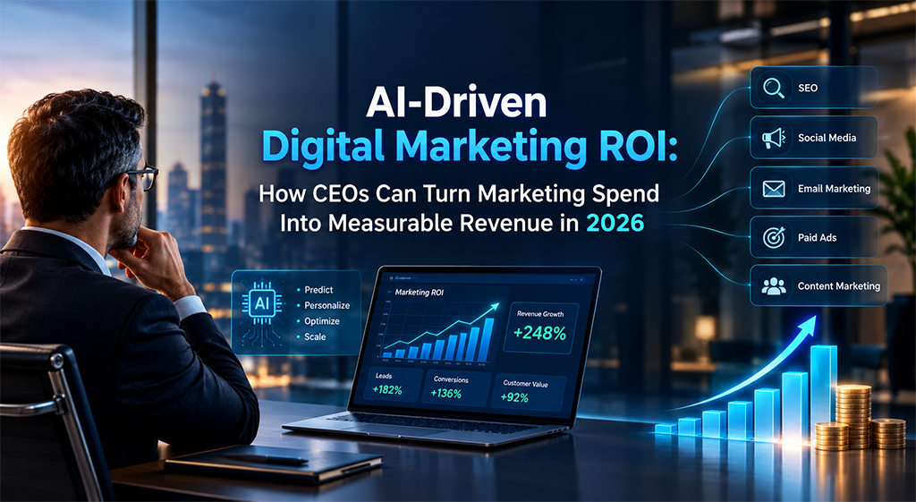 AI-Driven Digital Marketing ROI: How CEOs Can Turn Marketing Spend Into Measurable Revenue in 2026