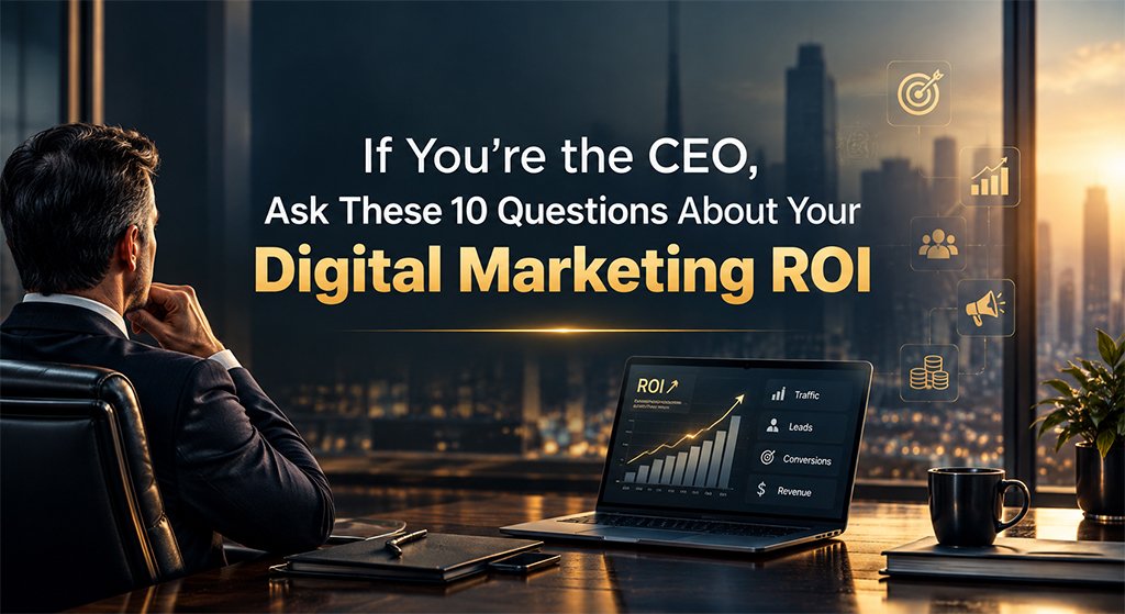 If You’re the CEO, Ask These 10 Questions About Your Digital Marketing ROI